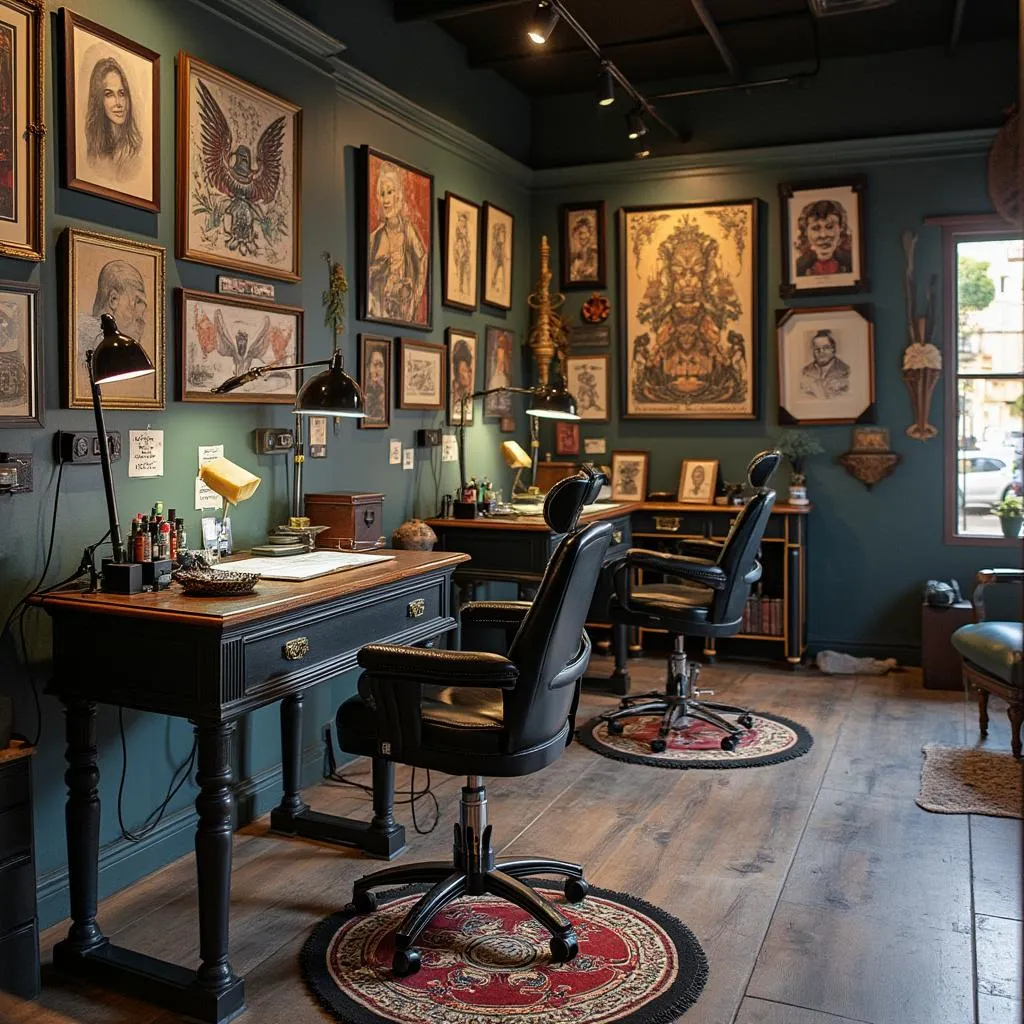 Interior del estudio KANVAS