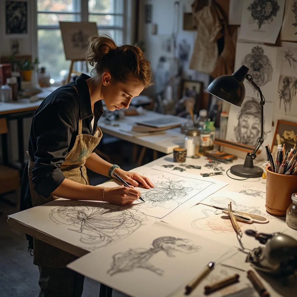 Proceso de diseño y bocetos