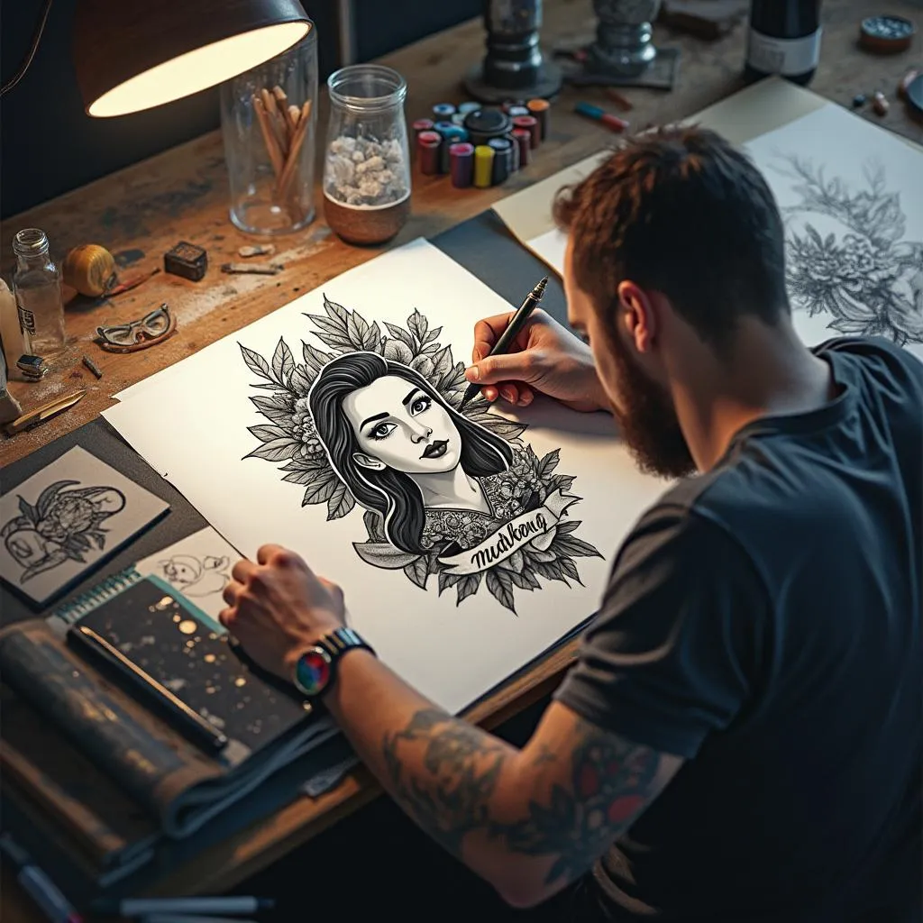 Diseño personalizado de tatuajes