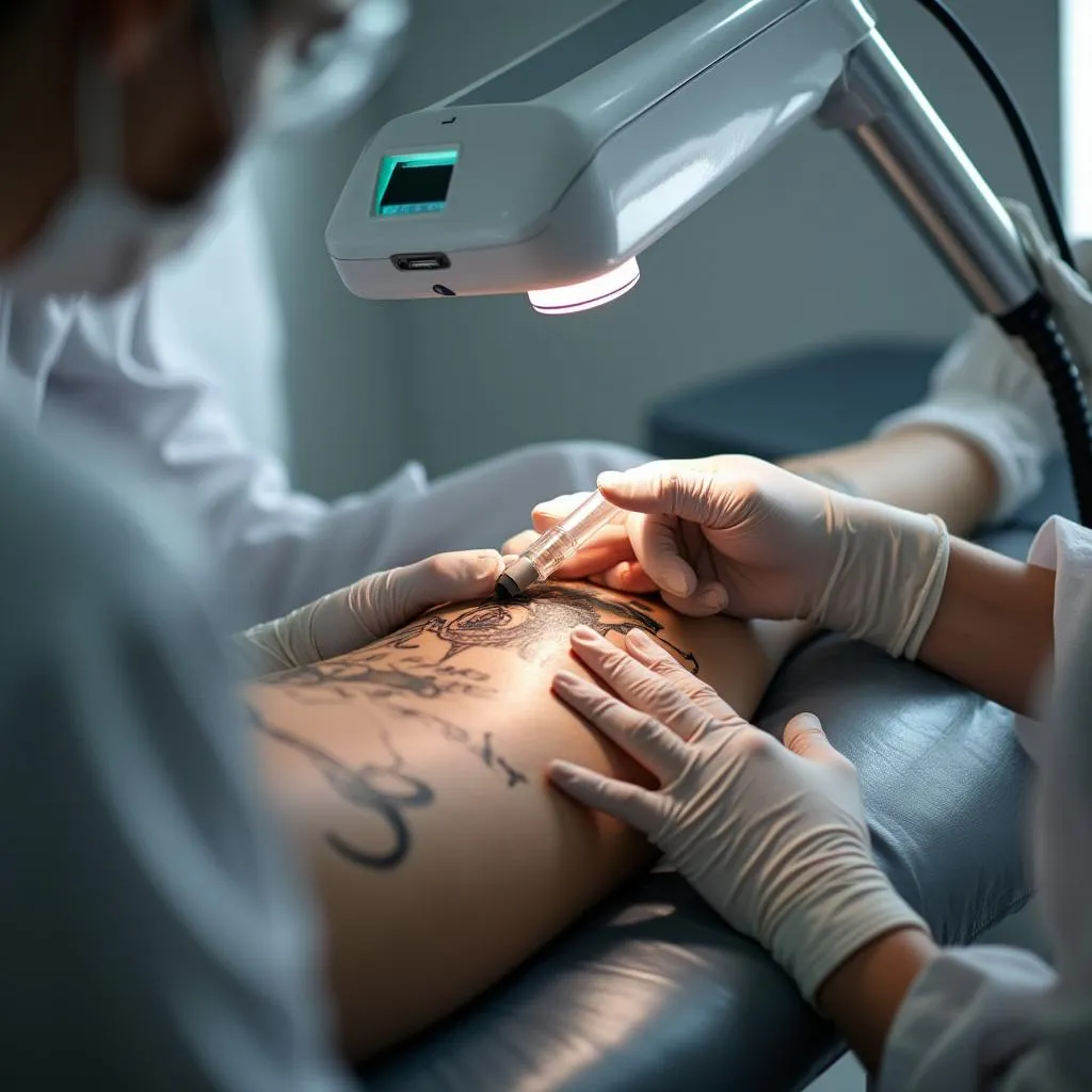 Eliminación láser de tatuajes